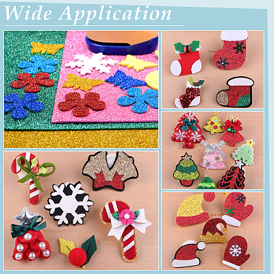 20 Sheets 2 Colors Rectangle Sponge EVA Sheets DIY-WR0004-90A-1