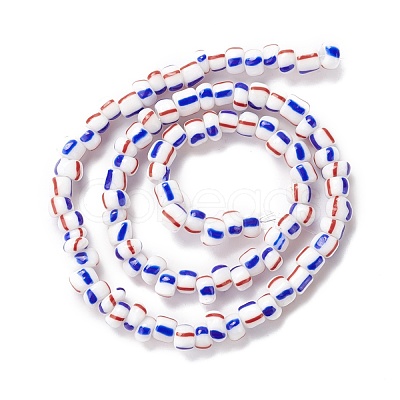 Handmade Lampwork Beads Strands BLOW-K001-01B-10-1