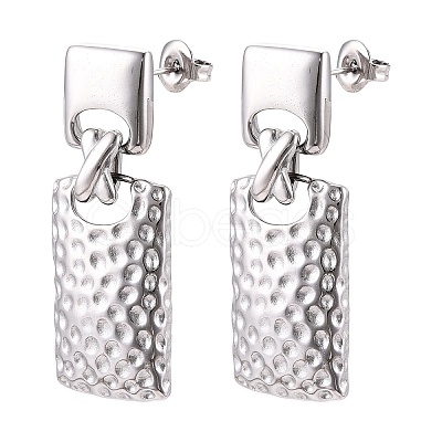 Non-Tarnish 304 Stainless Steel Stud Earrings for Women EJEW-N054-17P-1