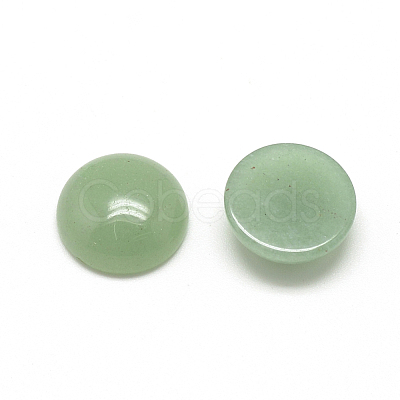 Natural Green Aventurine Cabochons G-R416-12mm-43-1