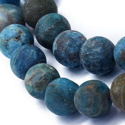 Natural Apatite Beads Strands G-E561-03-10mm-1