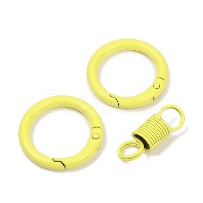 Alloy Spring Gate Clasps PALLOY-Q009-01F-1