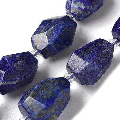 Natural Lapis Lazuli Beads Strands G-H095-A09-01-1