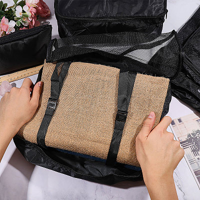 8Pcs Polyester Travel Toiletry Bags ABAG-WH0046-118B-1