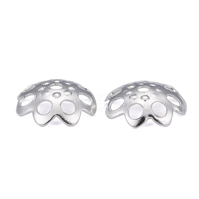 Brass Multi-Petal Bead Caps KK-K253-17S-1
