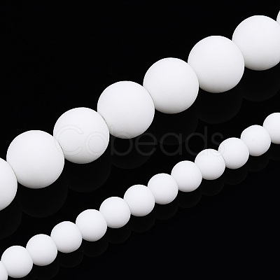Opaque Glass Beads Strands GLAA-T032-P4mm-MD02-1