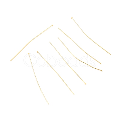 Brass Flat Head Pins KK-F824-114G-G-1