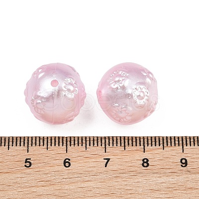 Imitation Pearl Acrylic Beads AC-CBAAA05-08A-1