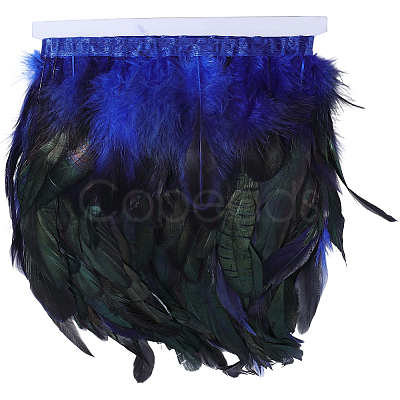 1 Bundle Fashion Feather Cloth Strand Costume Accessories DIY-GF0012-59B-1