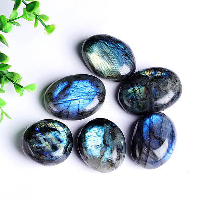 Natural Labradorite Cabochons LS-G-PW0003-03A-1