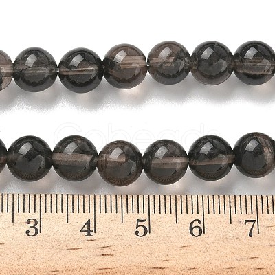 Natural Ice Obsidian Beads Strands X-G-P590-A03-8mm-02-1