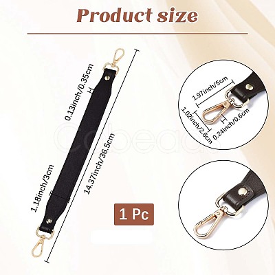 1Pc PU Leather Bag Handles DIY-CL0001-02B-1