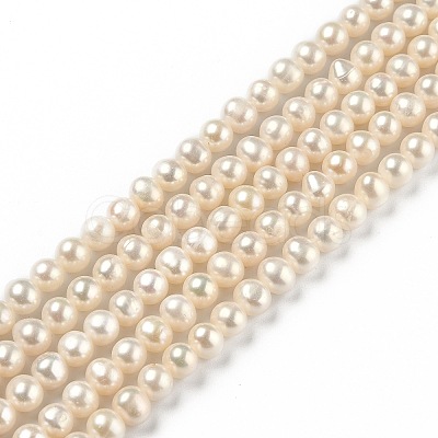 Natural Cultured Freshwater Pearl Beads Strands PEAR-L033-08C-02-1