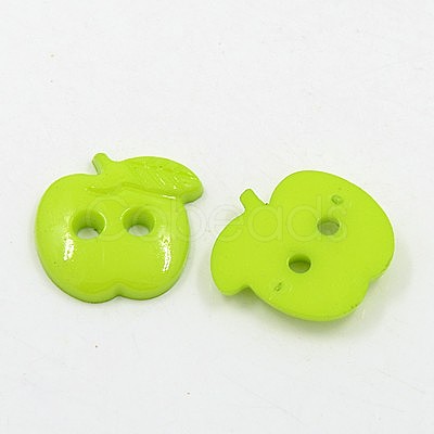 Acrylic Sewing Buttons for Costume Design BUTT-E082-A-04-1