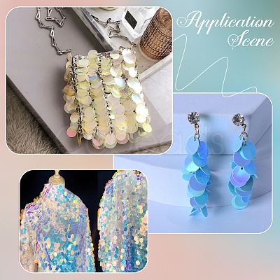 PVC Sequin Pendants KY-WH0083-009A-1