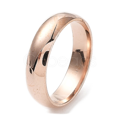 Ion Plating(IP) 304 Stainless Steel Flat Plain Band Rings STAS-I160-B-22mm-RG-1