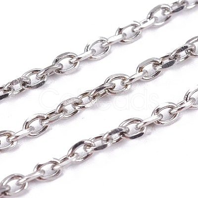 Tarnish Resistant 304 Stainless Steel Cable Chains STAS-I107-05P-1