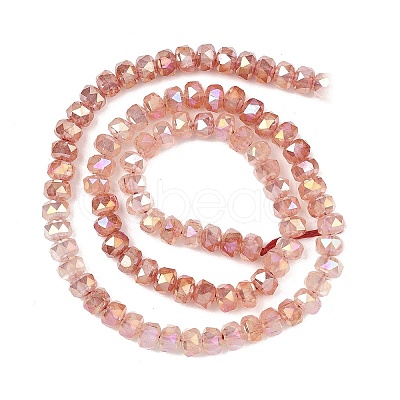 Imitation Jade Glass Beads Strands EGLA-F167-03A-1