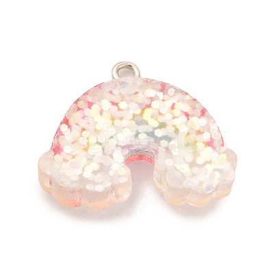 Transparent Resin Pendants CRES-B012-01-1