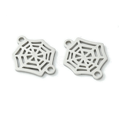 Non-Tarnish 201 Stainless Steel Connector Charms STAS-U003-02P-1