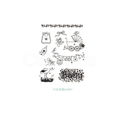 Silicone Stamps DIY-WH0014-Y36-1