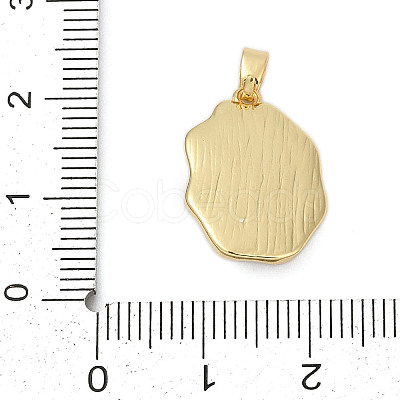 Brass Enamel Pendants KK-U068-02A-01G-1