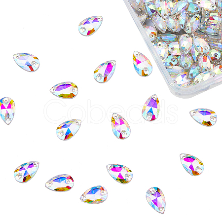 150Pcs Sew on Rhinestone EGLA-HS0001-01-1