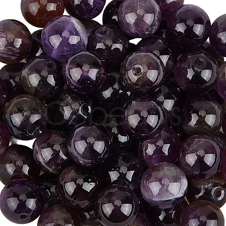 Natural Grade B Amethyst Beads G-PA0002-59C-1