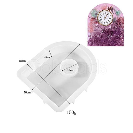 DIY Silicone Clock Display Decoration Molds PW-WG94082-02-1