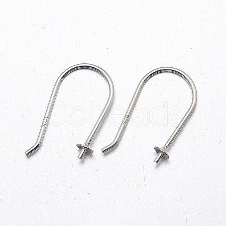 925 Sterling Silver Earring Hook Findings STER-M102-03S-5mm-1