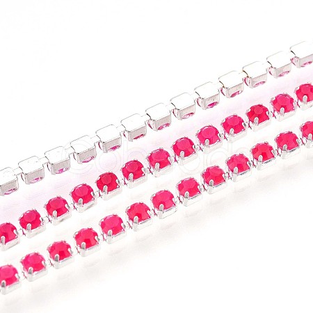 Iron Rhinestone Cup Chains CH-T006-01A-05-1