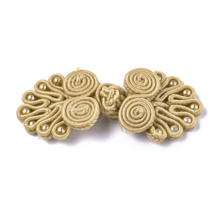 Handmade Chinese Frogs Knots Buttons Sets BUTT-WH0014-29H-1