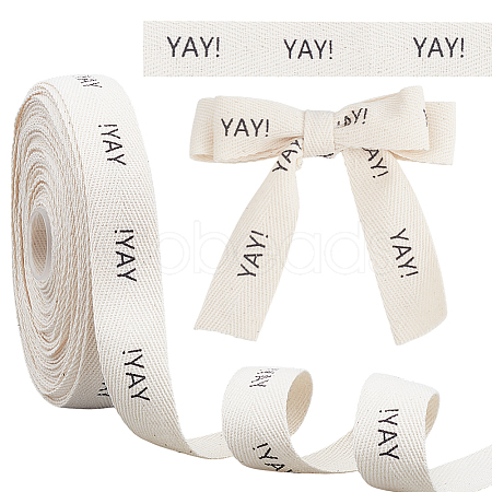 Polycotton Ribbon OCOR-WH0036-36-1