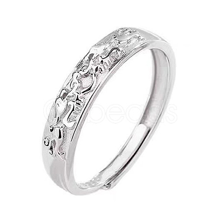 Pi Xiu Pattern Brass Adjustable Finger Rings for Men FS-WG45548-02-1