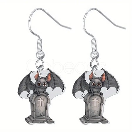 Acrylic Dangle Earrings FS-WG2DB4D-02-1