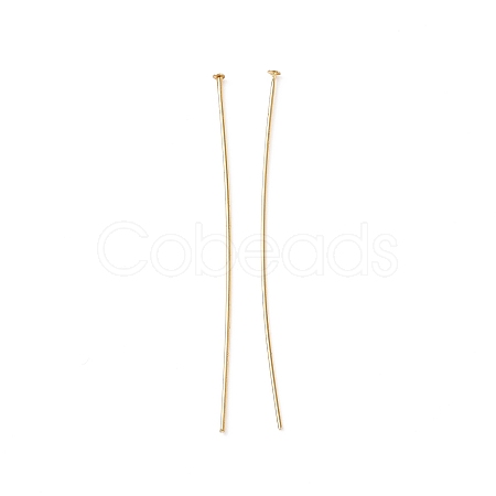 Brass Flat Head Pins X-KK-WH0058-03D-G01-1