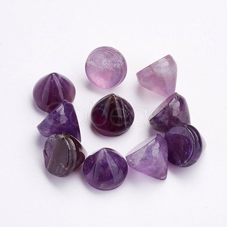 Natural Amethyst Cabochons X-G-P287-C03-1