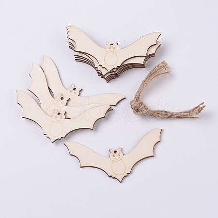 Wooden Ornaments LS-WOOD-WH0101-24-1