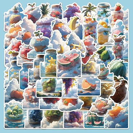 PVC Self Adhesive Fruit Sticker Labels STIC-PW0015-10-1