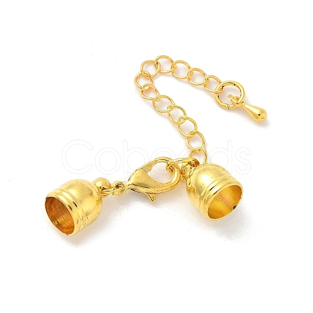 Brass Chain Extender KK-K001-4mm-G-1