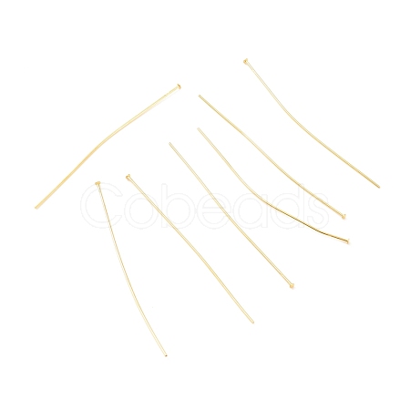 Brass Flat Head Pins KK-F824-114G-G-1