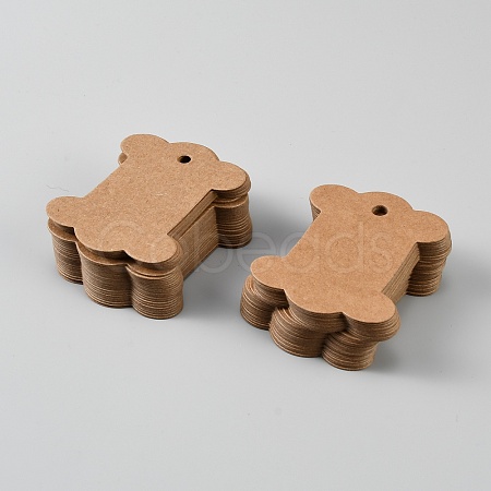 100Pcs Bone Shape Paper Thread Winding Boards SENE-WH20002-11B-1