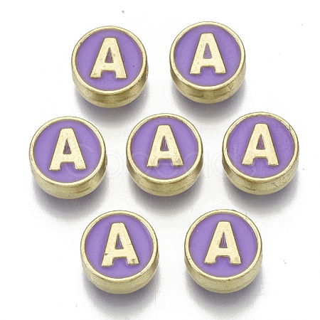 Alloy Enamel Beads ENAM-S122-028A-NR-1