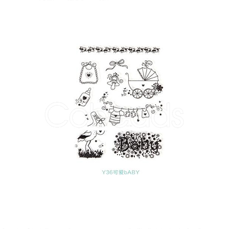 Silicone Stamps DIY-WH0014-Y36-1