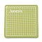 PVC Cutting Mat Pad, with Scale, for Desktop Fine Manual Work Leather Craft Sewing DIY Punch Board, Olive, 8x8x0.3cm