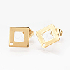 304 Stainless Steel Stud Earring Findings STAS-Q223-07-1