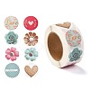 3D Flower & Heart Pattern Roll Stickers DIY-B031-05-1