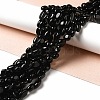 Natural Obsidian Beads Strands G-I351-B08-4