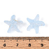 Frosted Glass Beads FGLA-T005-01B-3