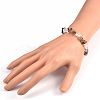 Chips Gemstone Beaded Stretch Bracelets BJEW-JB01825-06-3